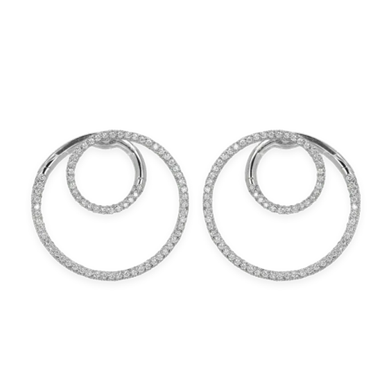 Orecchini Namuri Donna INFINITO in Oro Diamante 2.15 Ct ORINFPVCR - ORINFPVCR